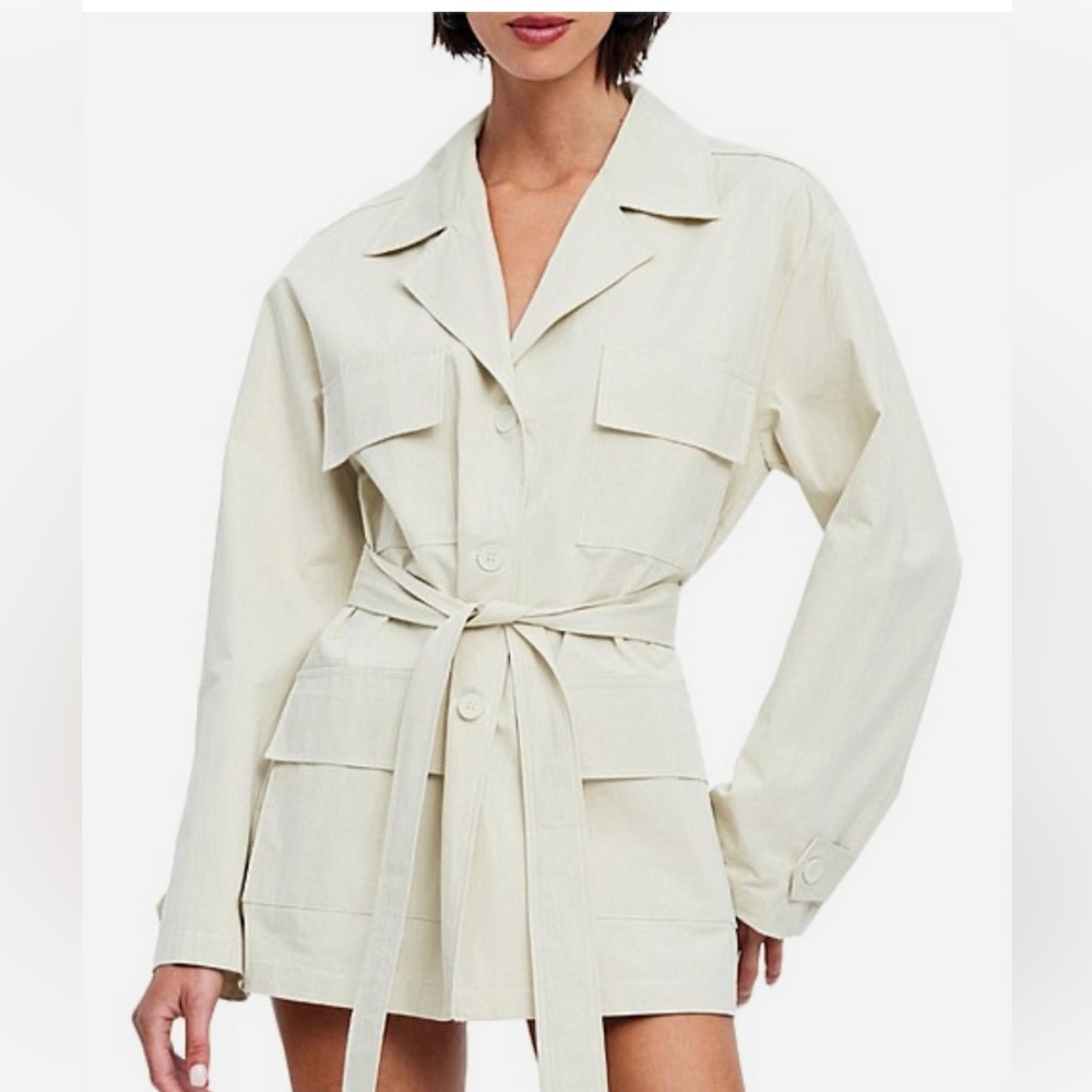 Giselle Trench Coat Mini Dress Lioness